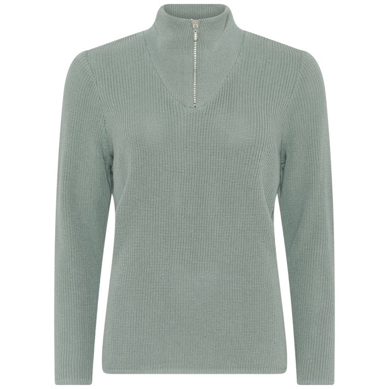 Skovhuus Bluse med turtelneck, Seagrass 